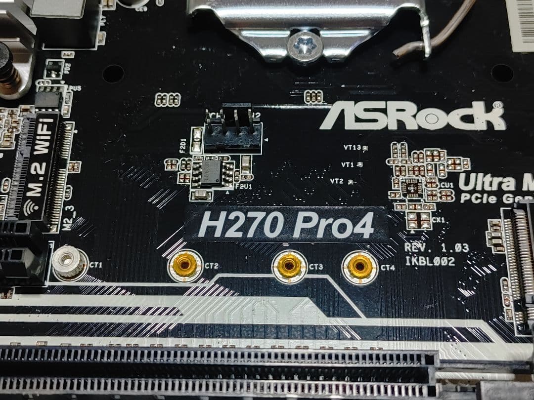 CPU core i5-7600+ASRock H270 Pro4+SCKTT-1000
