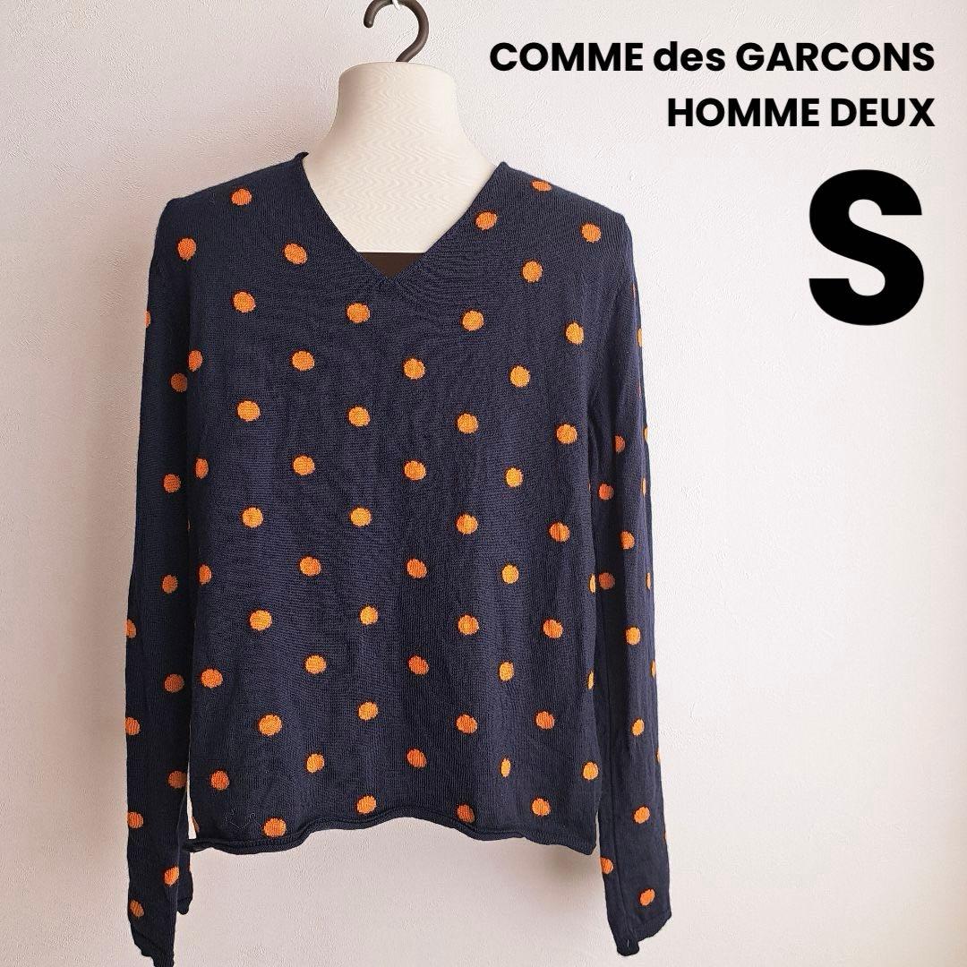 か*た様 【希少】COMME des GARCONS ドット　ニット　ウール　V