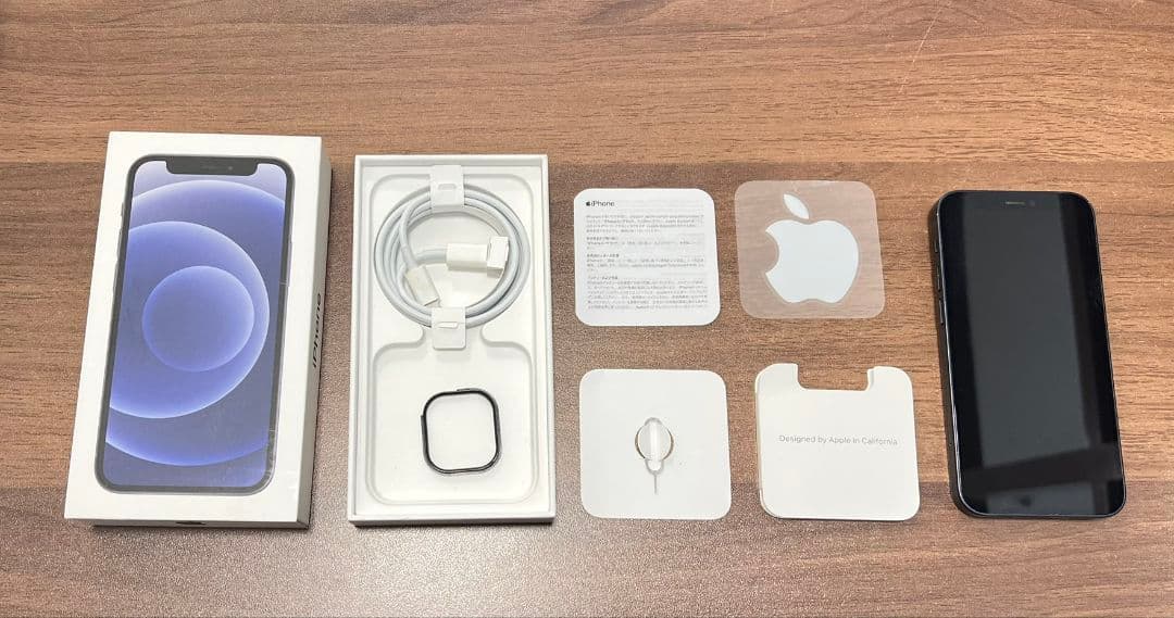 iPhone12 mini 64GB 本体 SIMロックなし ブラック　黒　箱