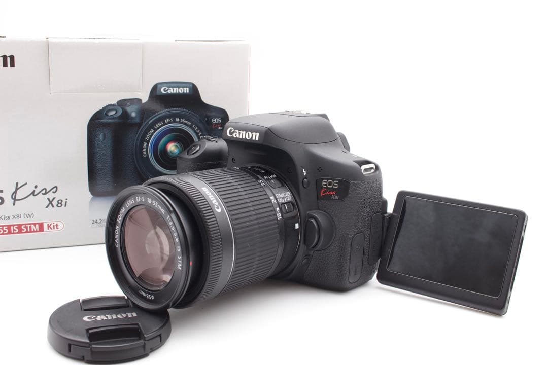 美品✨Canon EOS Kiss X8i 標準レンズキット　Wi-Fi機能