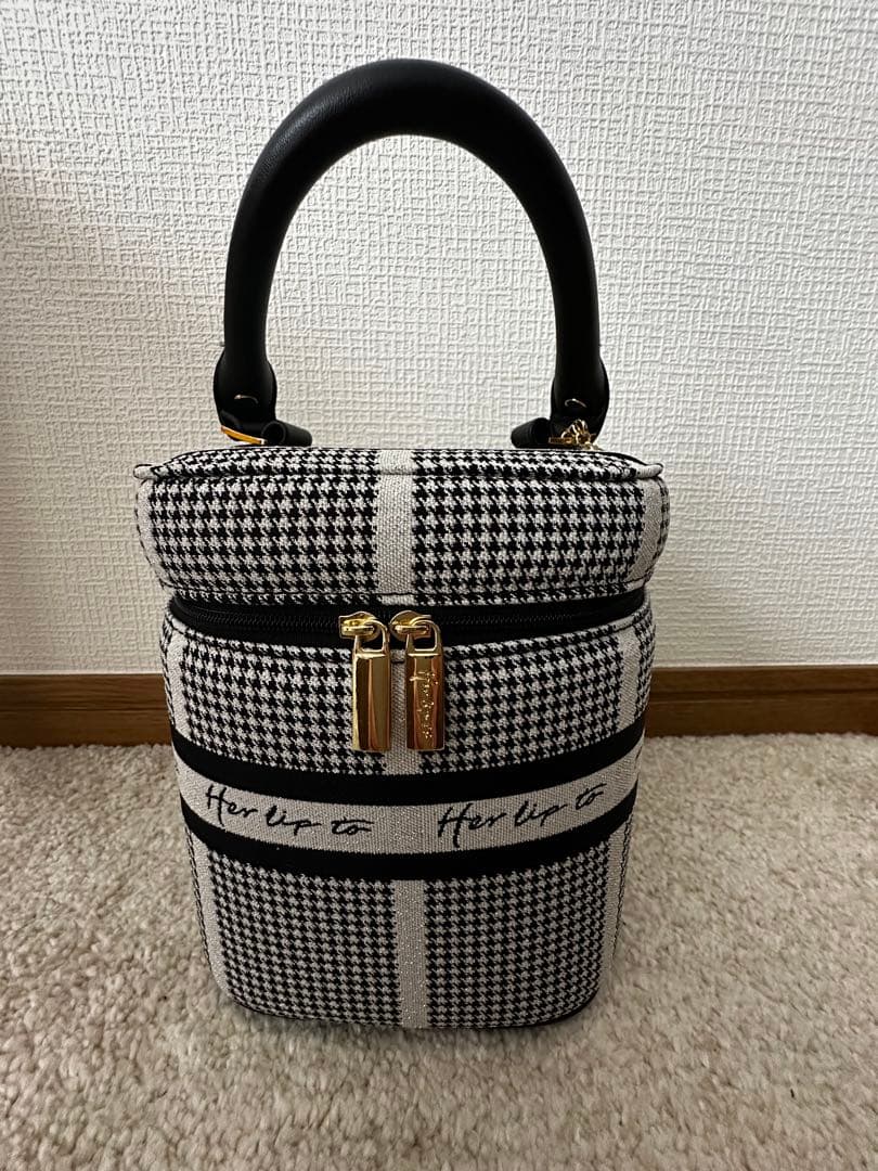 herlipto バニティバッグ 2024 シルバー