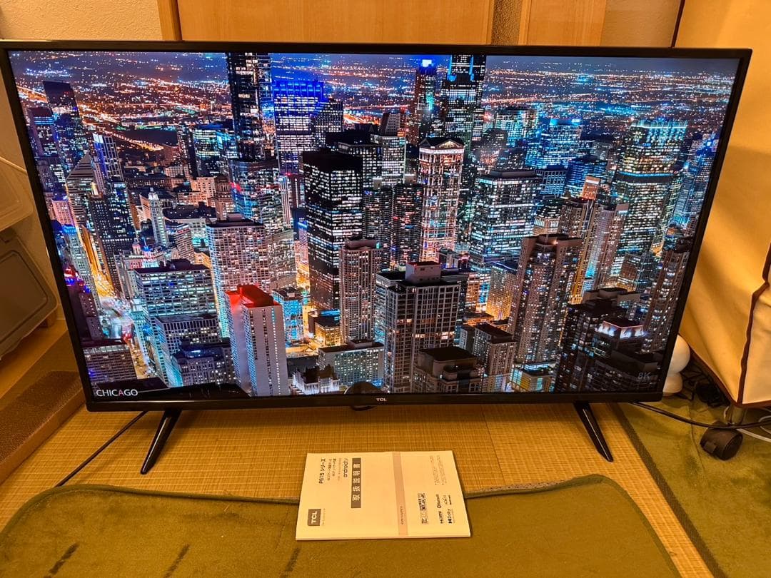 4K対応　スマートテレビ！TCL 43P615 43型　アプリ内蔵式　極美品！