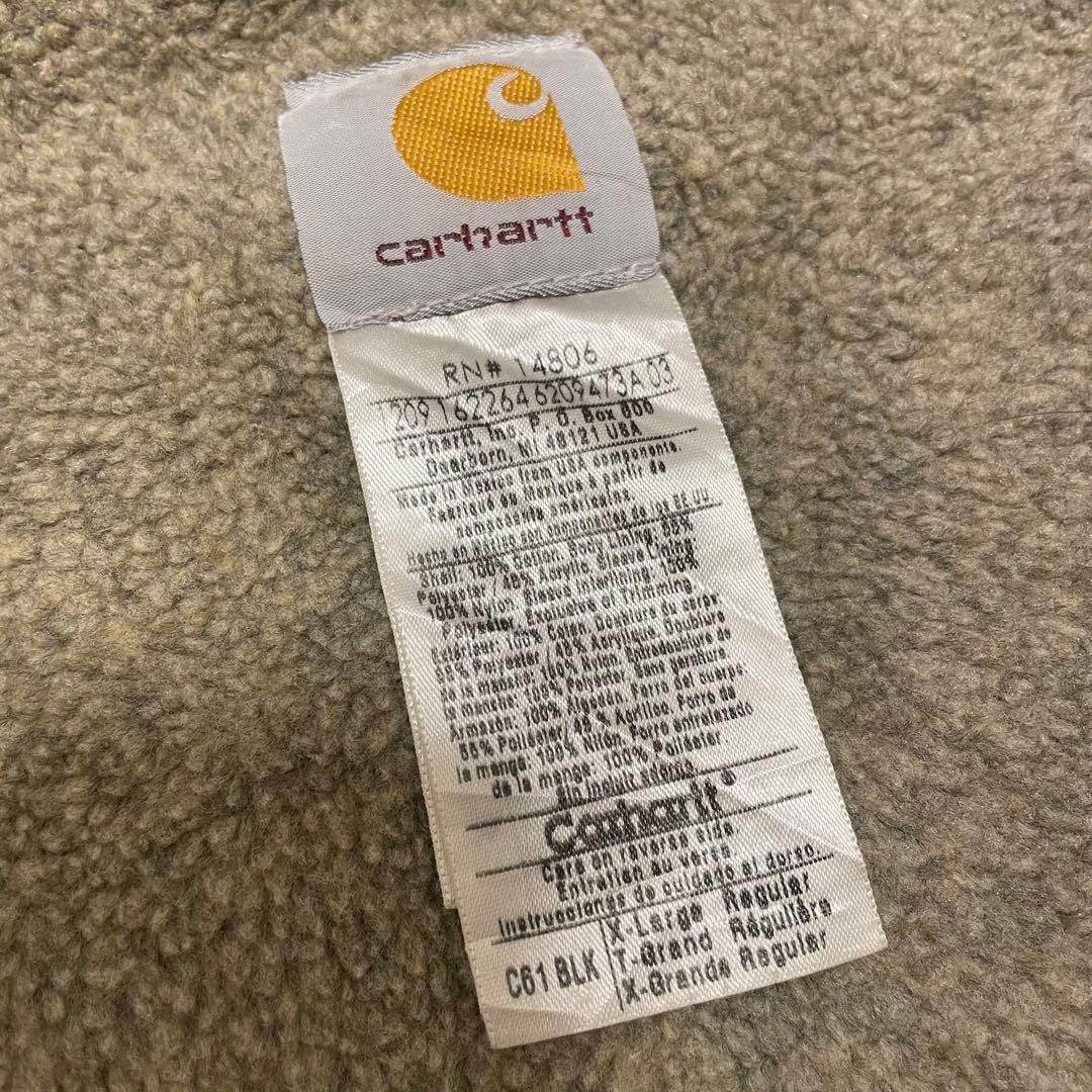 00s Carhartt シェルパラインドサンドストーンリッジコート XL