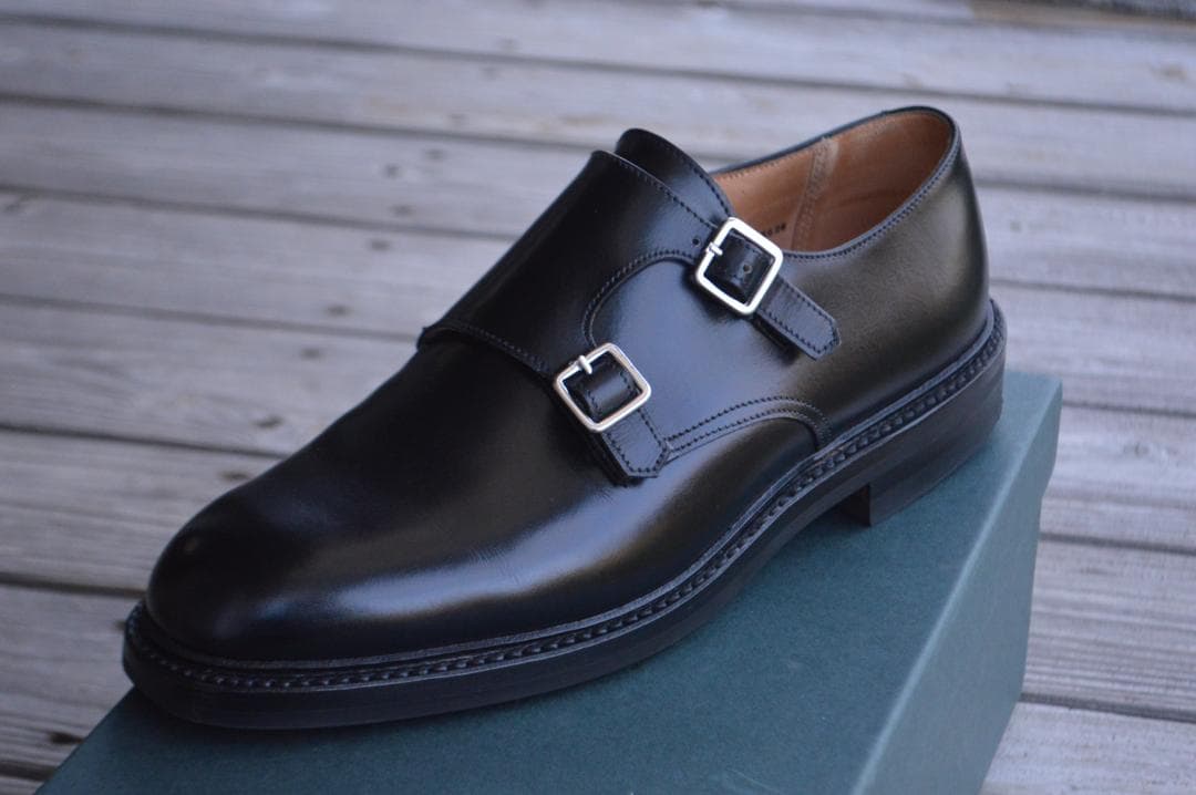 着用数回　CROCKETT＆JONES　COMPTON2　7.5E　ブラック