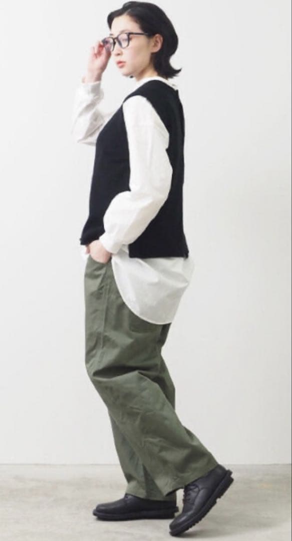 新品訳あり商品！NARU カツラギノッポパンツ カーキ