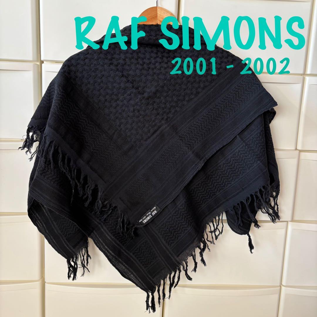 RAF SIMONS ブラック ストール 2001-2002
