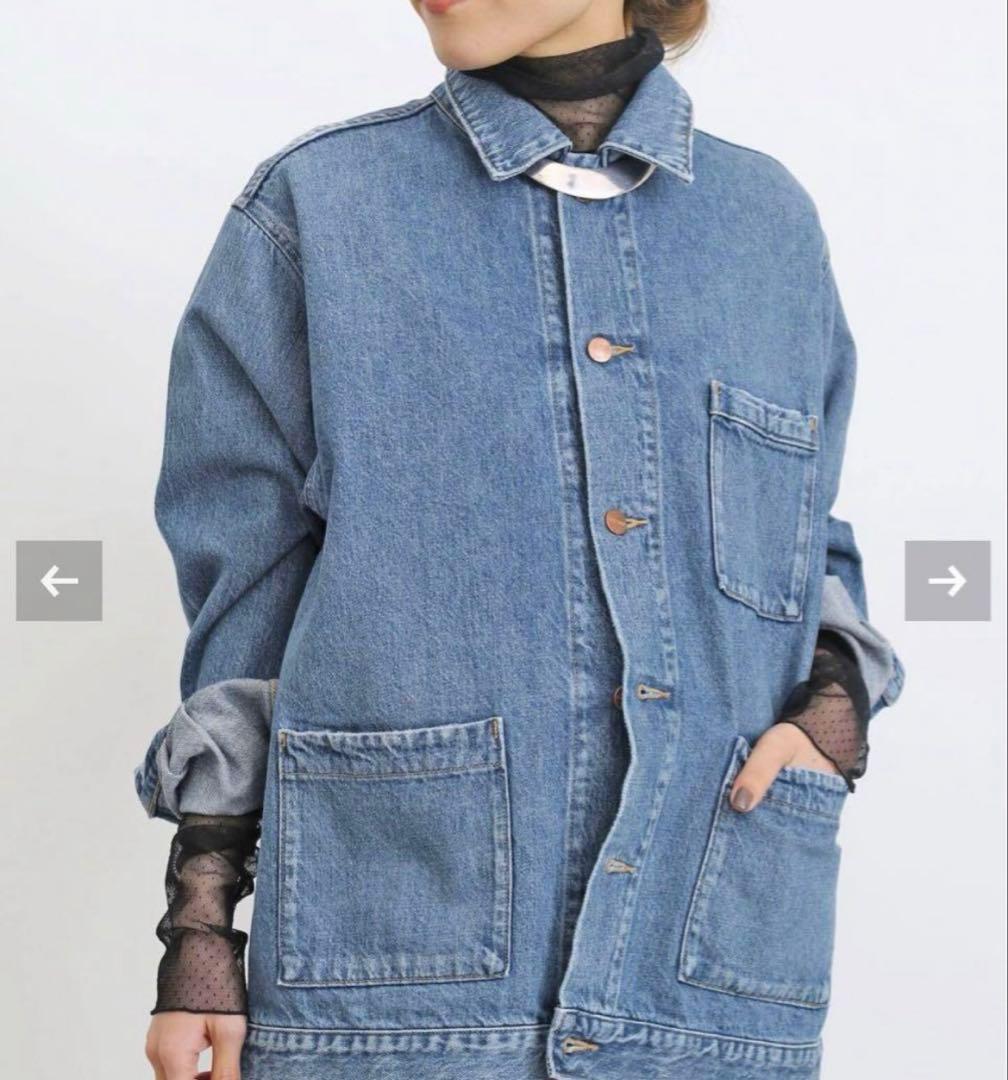 タグあり　美品　RED CARD ビッグデニムジャケット　AUGUSTA