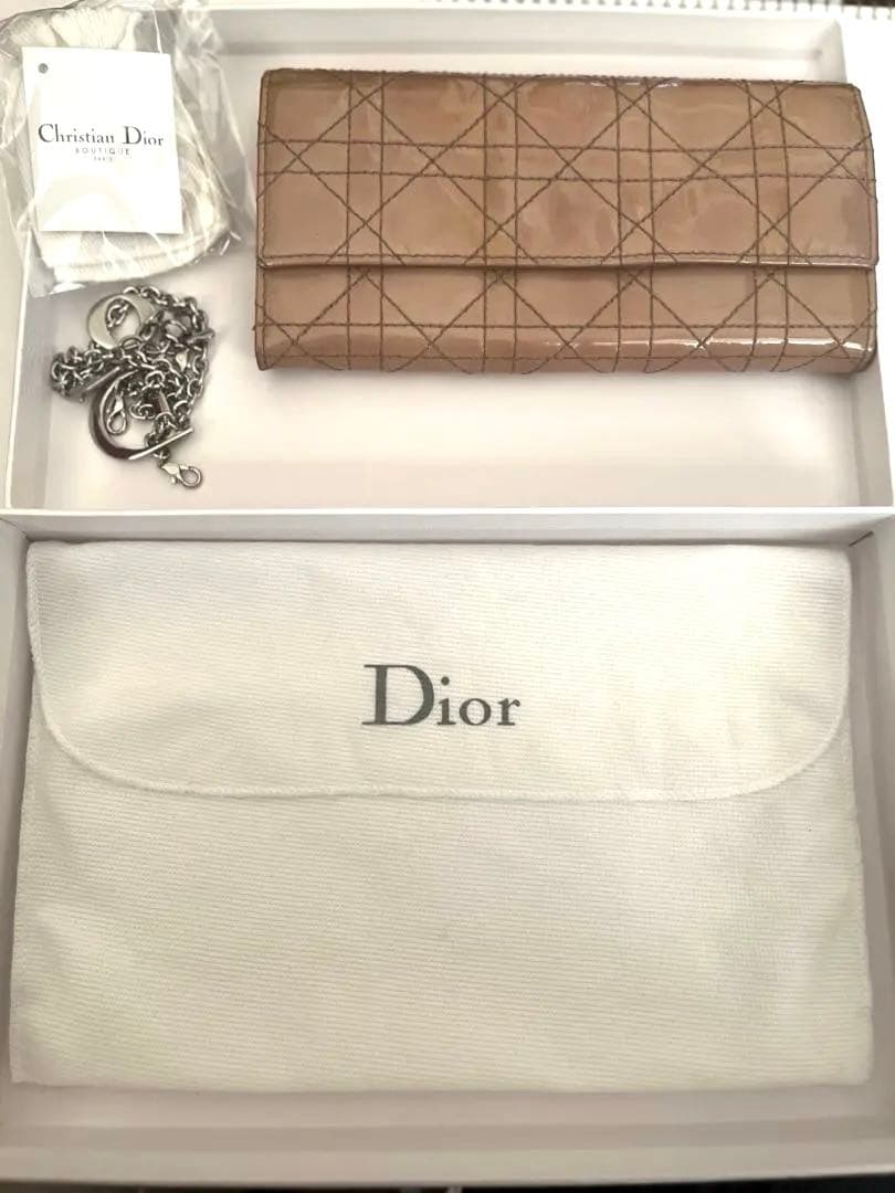 Dior　ピンク　長財布