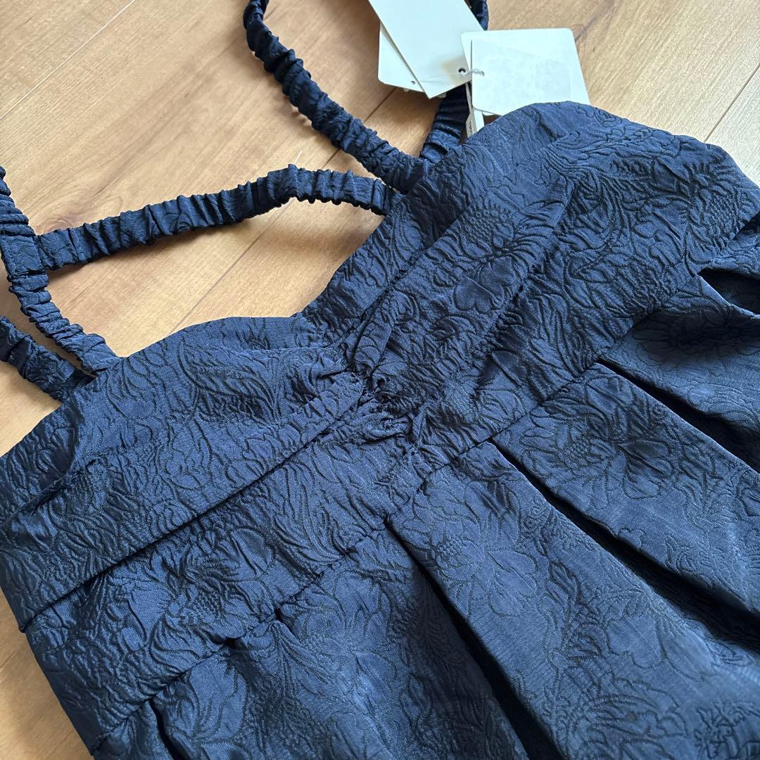 新品　coel vin 定価¥3万7800円　ロングワンピース　リブノースリーブ