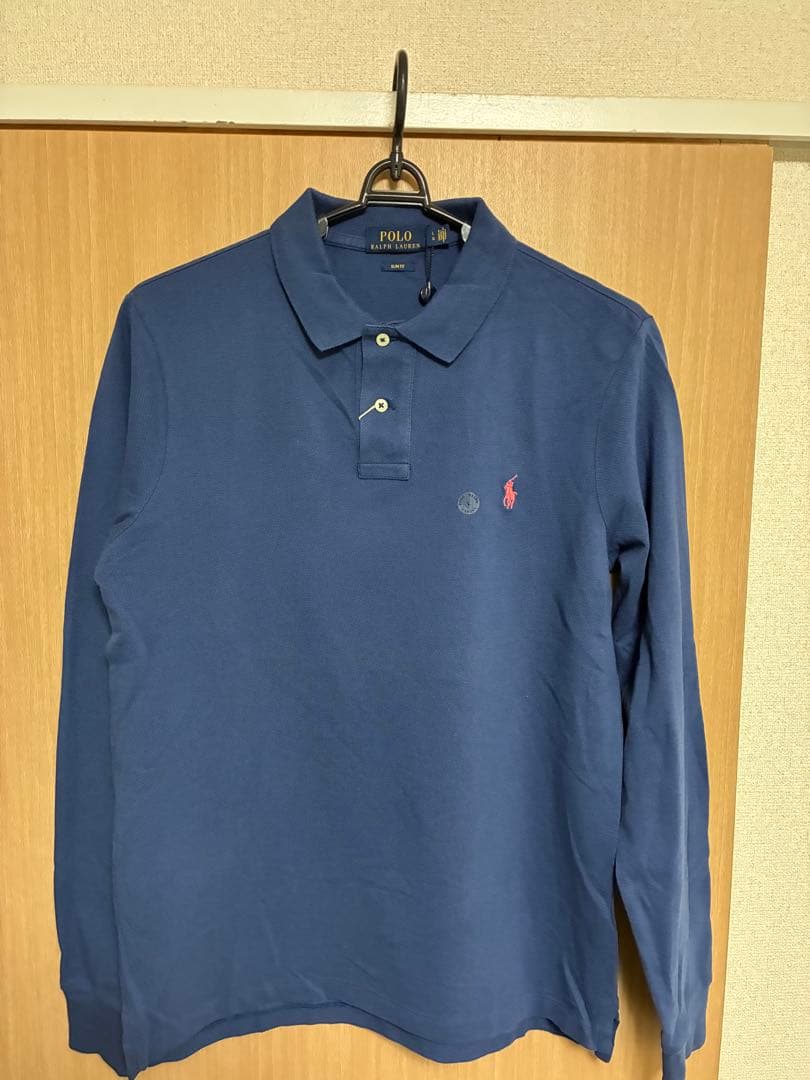 POLO RALPH LAUREN ネイビー 長袖ポロシャツ　新品