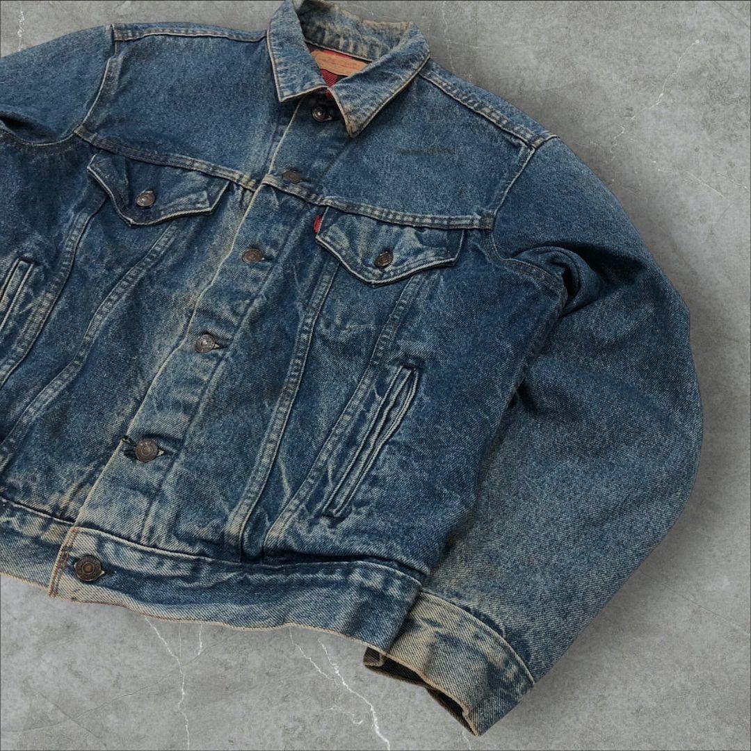 鬼フェードUSA製80sLevi'sリーバイスデニムジャケットGジャン70505