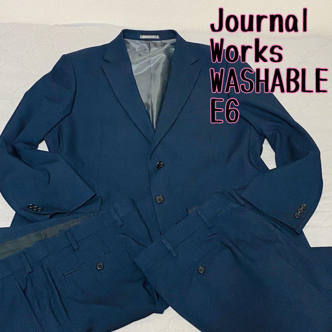 美品　JOURNAL WORKS 洗える2パンツスーツ　セットアップ　E6