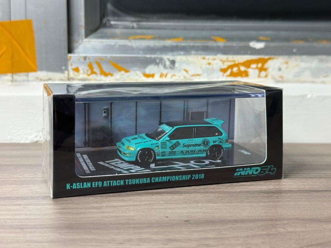 ミニカー inno64 1/64 K-ASLAN HONDA CIVIC EF9