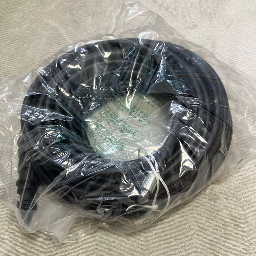 黒いホース 金属接続部