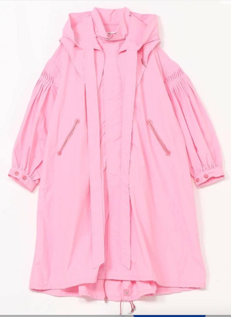 【美品】MEGMIURA 2025SS ２Way モッズコート ピンク