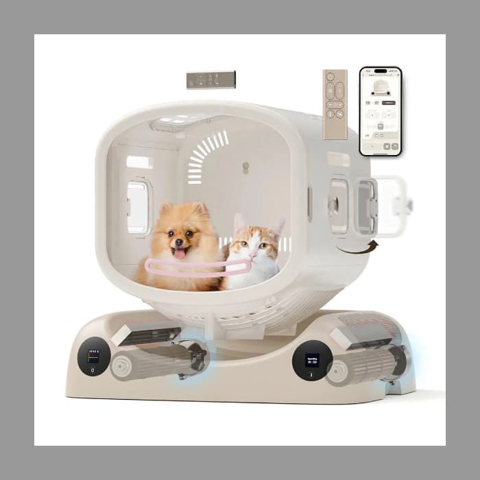 Pety SMILE ペットドライヤーボックス 底部ファン式 80L