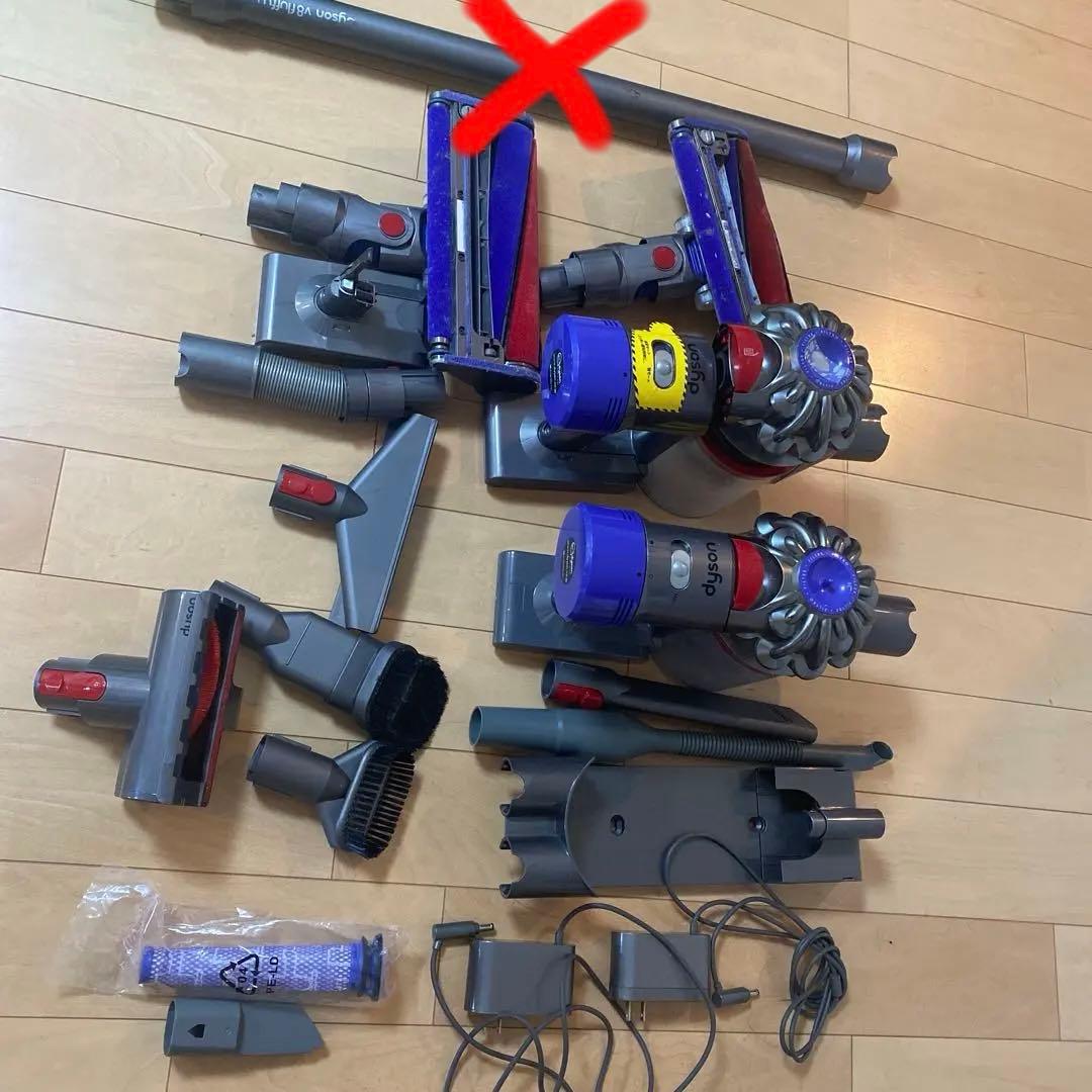 ダイソンv8(ジャンク品)本体2台分セット！！！