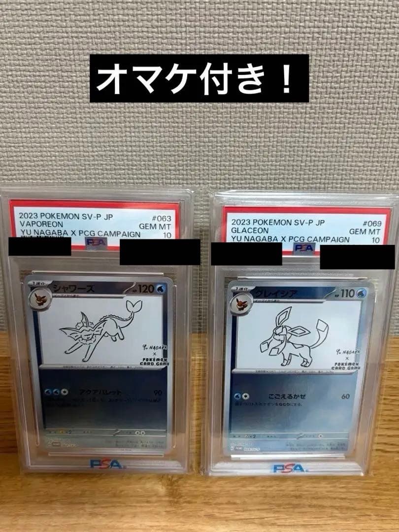 グレイシアとシャワーズ　オマケ付き！