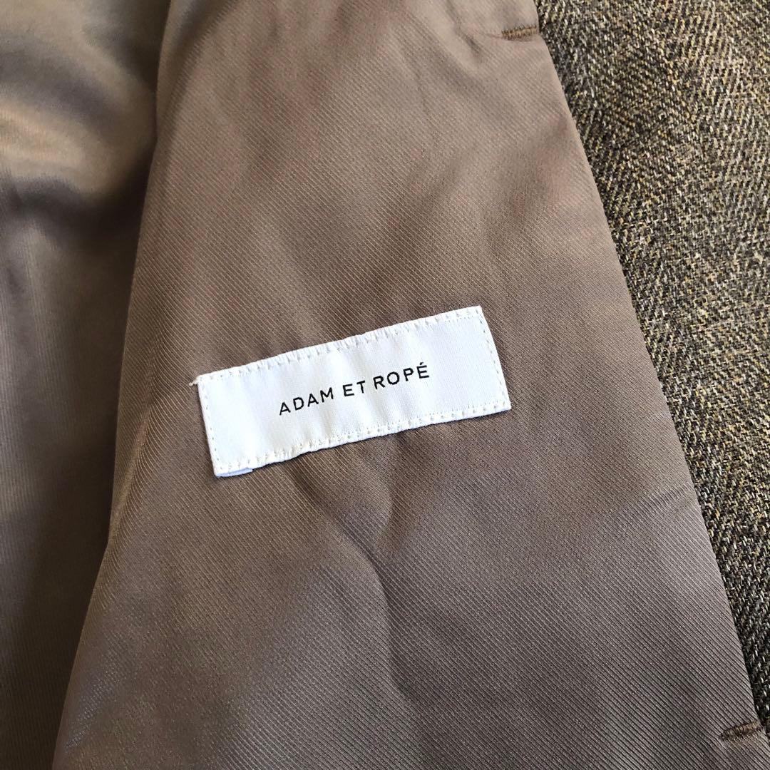 ADAM ET ROPE' テックツイード オーバー ショートコート