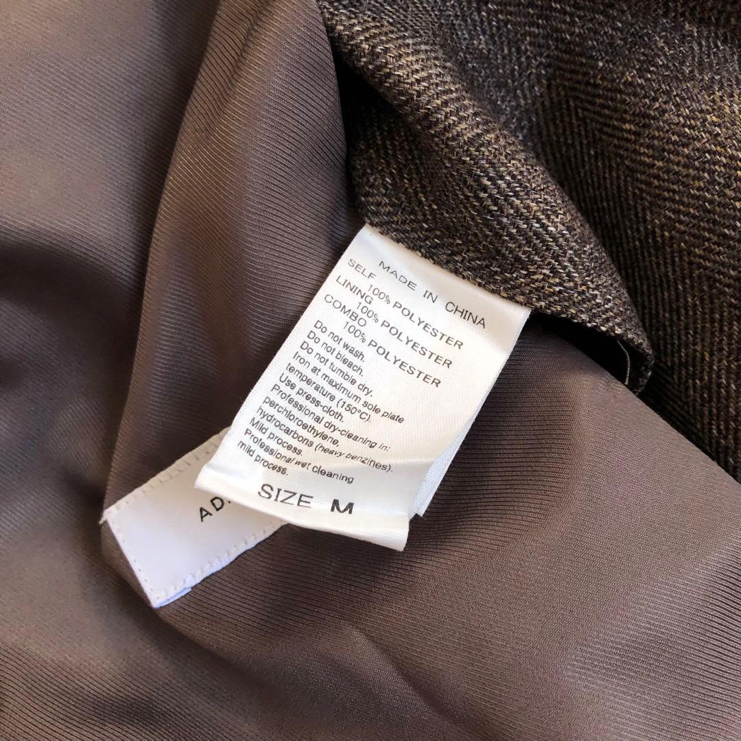 ADAM ET ROPE' テックツイード オーバー ショートコート