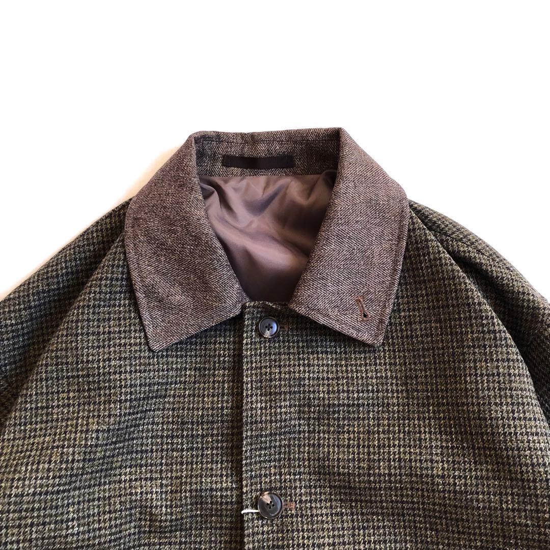 ADAM ET ROPE' テックツイード オーバー ショートコート