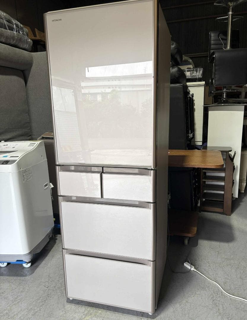 HITACHI 冷蔵庫 R-S5000H 501L 日本製 Used/キレイ