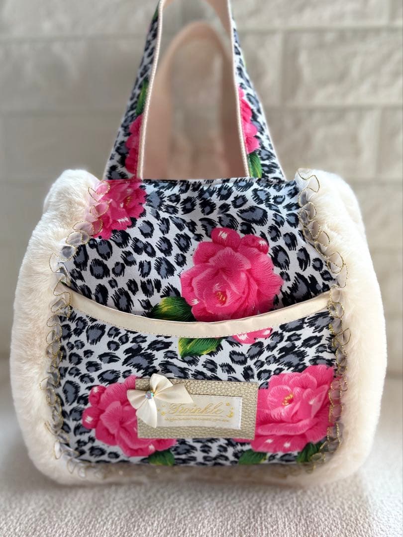 ゆ*ら様 コヤンイサムチョン　ハンドメイド　ファーバッグ　白　サンダーちゃん　ヒ