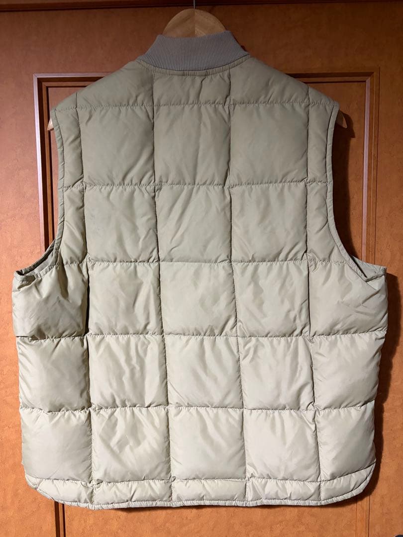 Eddie Bauer キルティングベスト 44 ベージュ