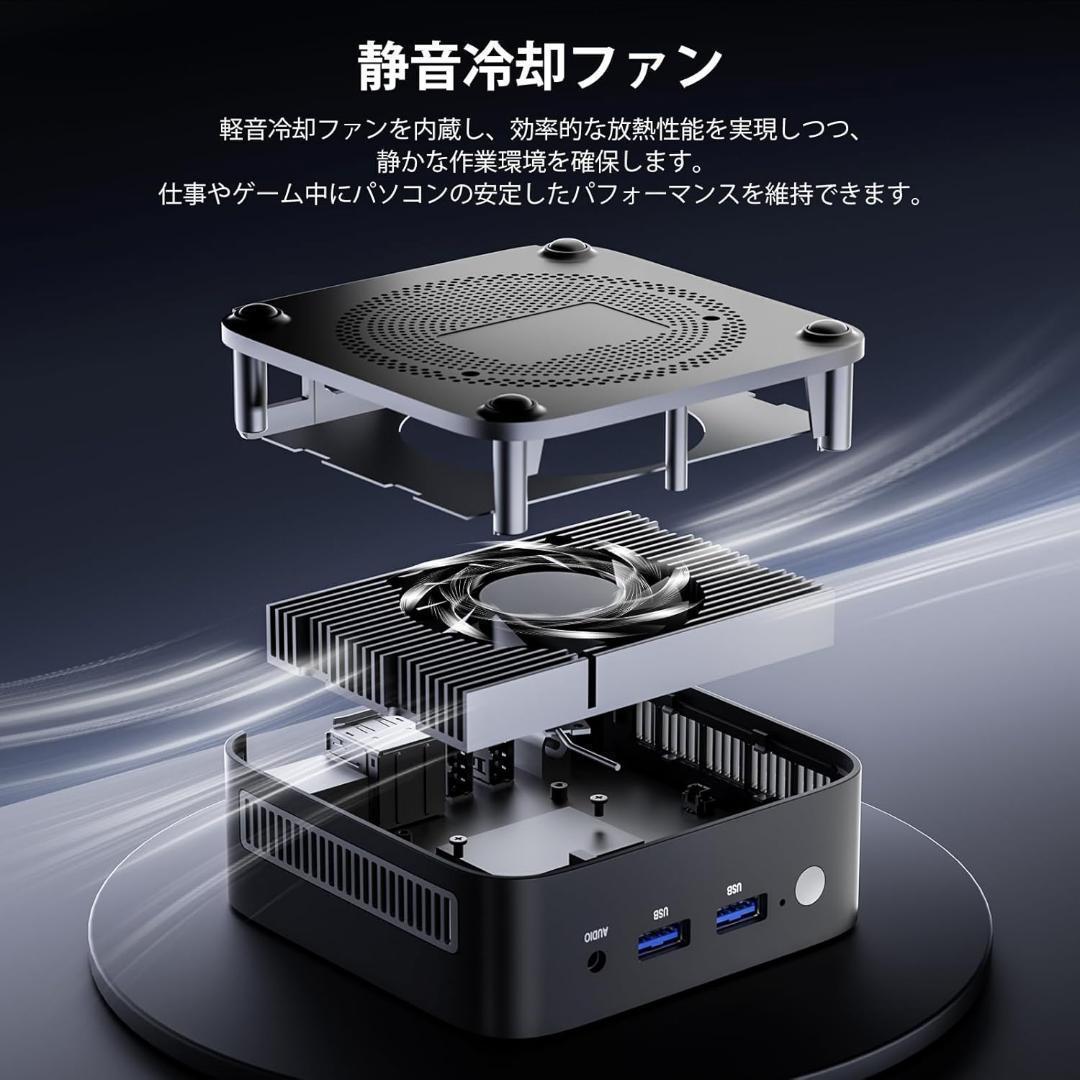 ミニpc 第12世代インテルTwin Lake-N150 minipc 16GB
