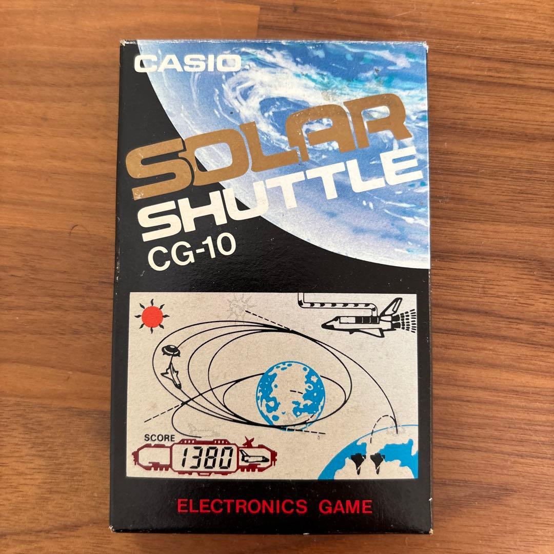 レトロゲーム【美品】CASIO SOLAR SHUTTLE CG-10