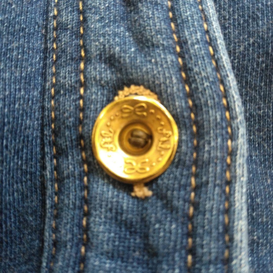 franche lippee ねこポケット 丸襟 デニムジャケット FL5