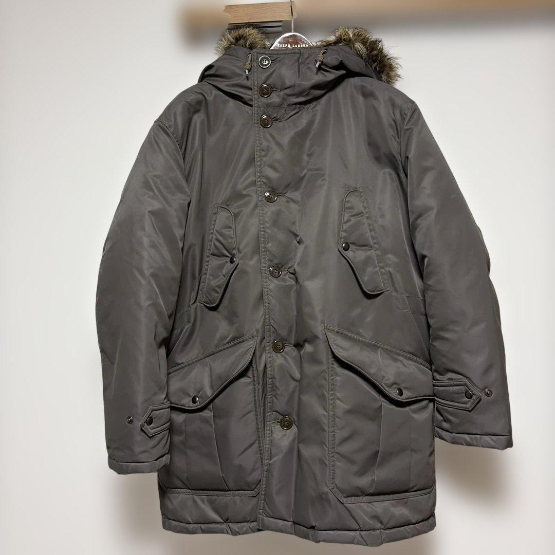 RRL フェイクファートリムモッズコート サイズL
