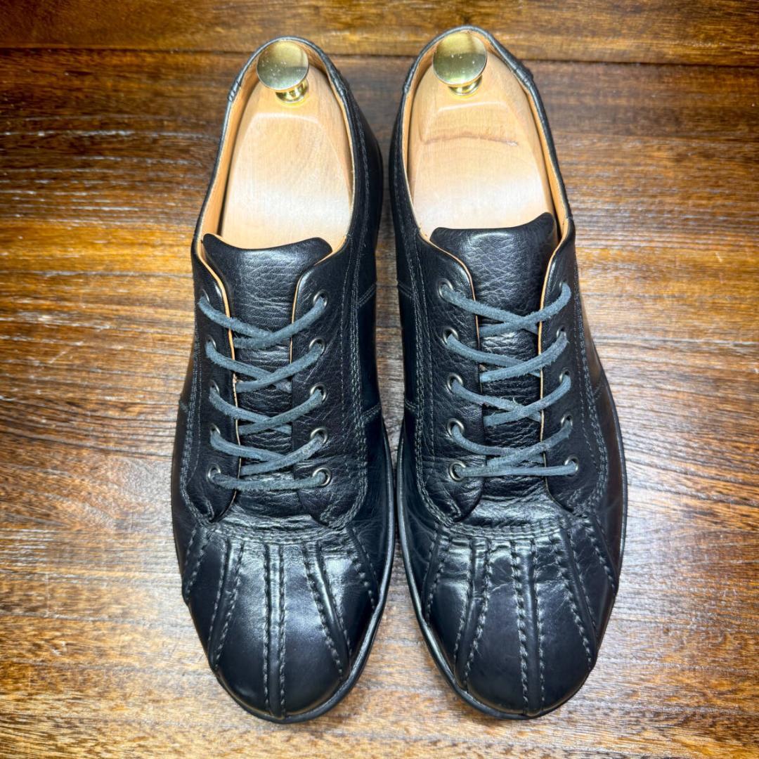 ◆REGAL◆リーガル 25.5cm レザースニーカー 黒 ブラック 革靴