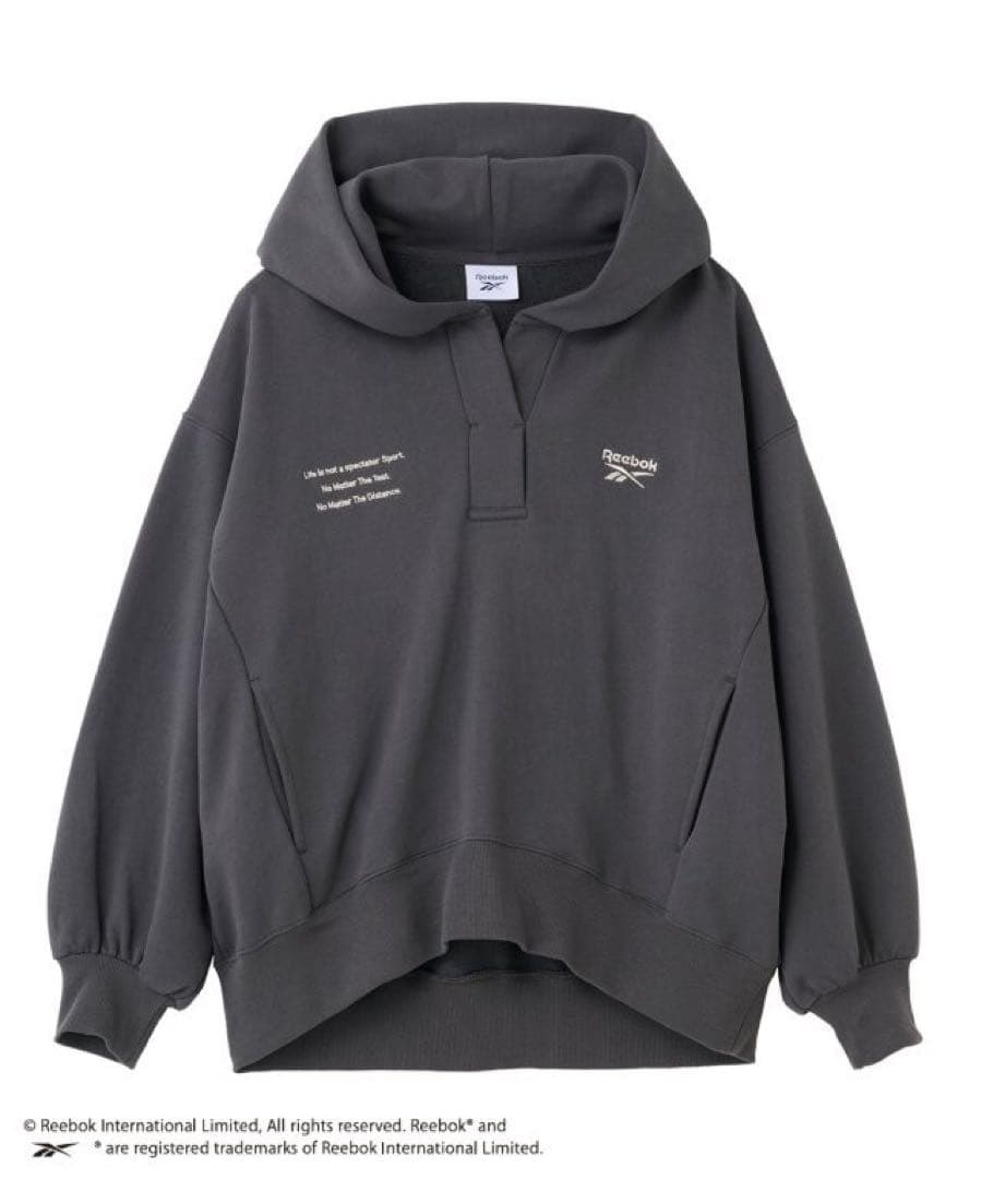 COCODEAL Reebokコラボ　スキッパースエットパーカー