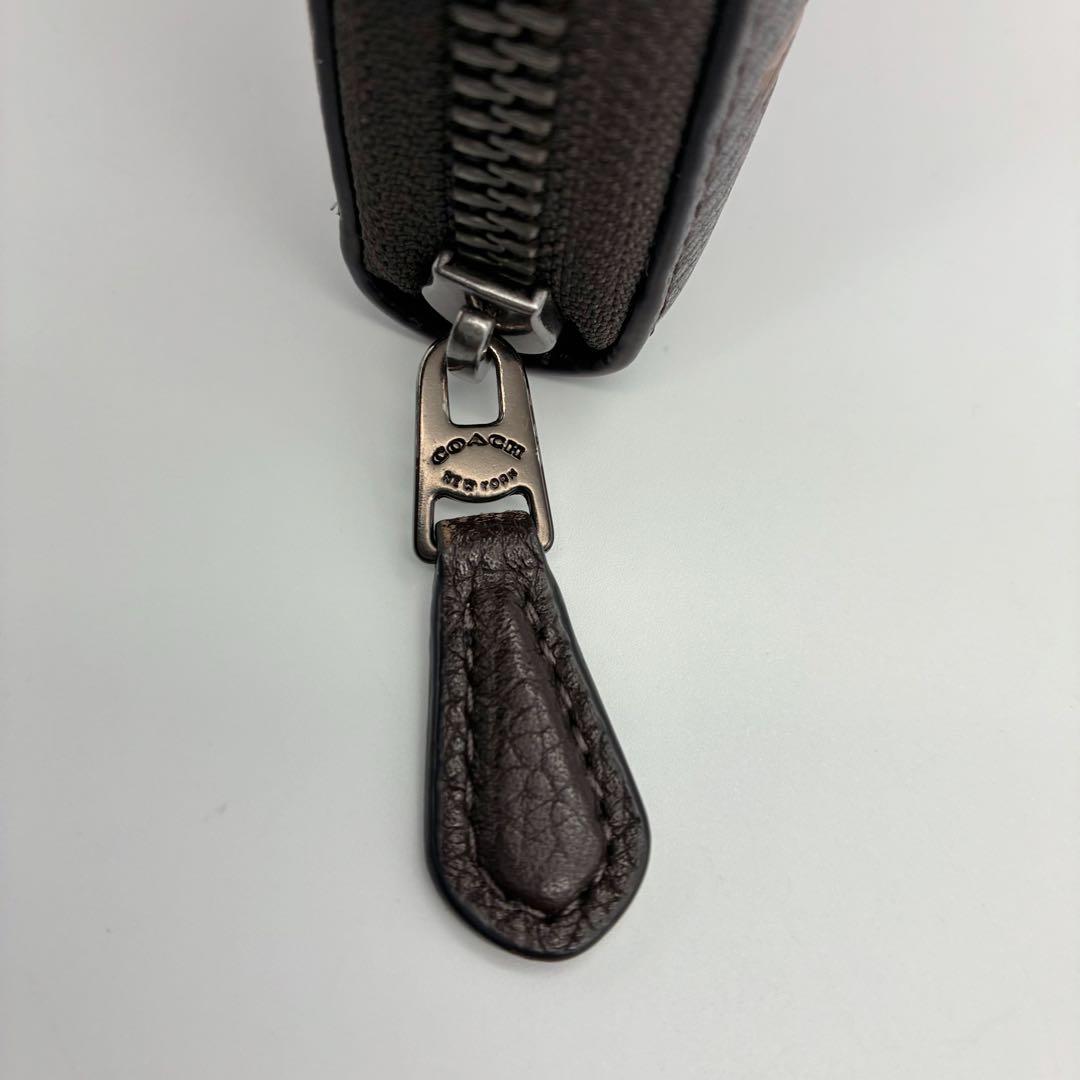 COACH コーチ アコーディオンジップ ウォレット フローラル 花柄 ラメ