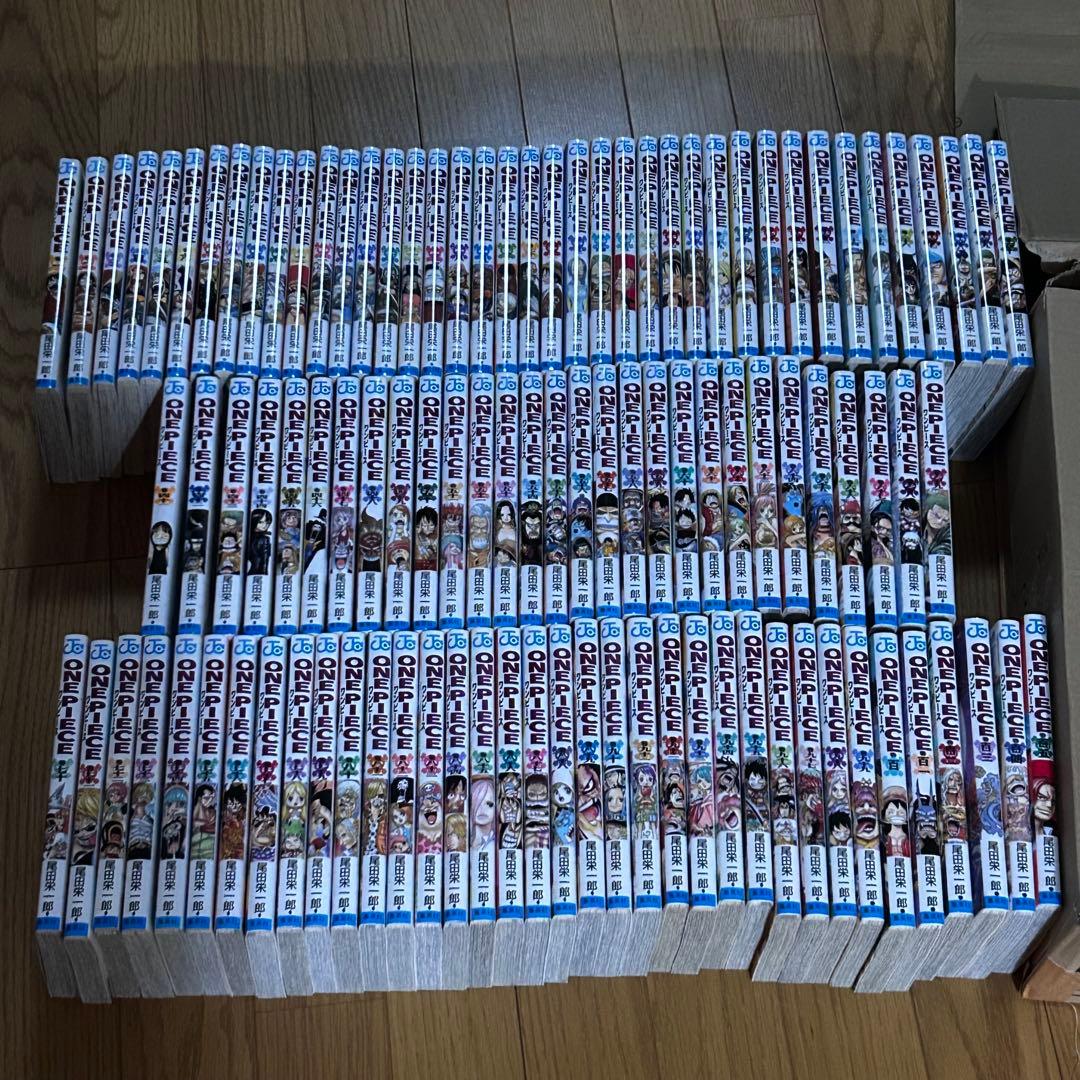 匿名配送　ワンピース　1巻から105巻