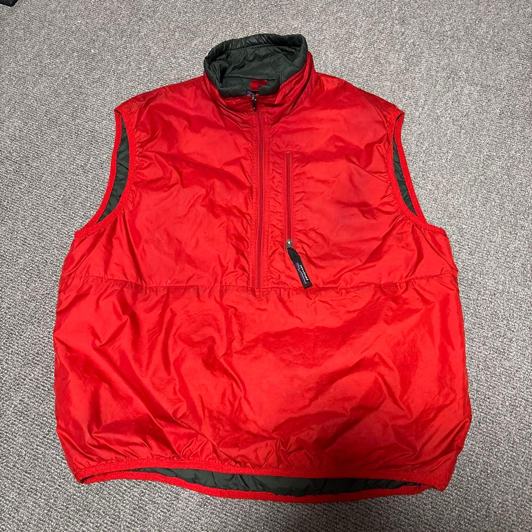 パタゴニア 赤 ベスト Mサイズ メンズ パフボールベスト レッド