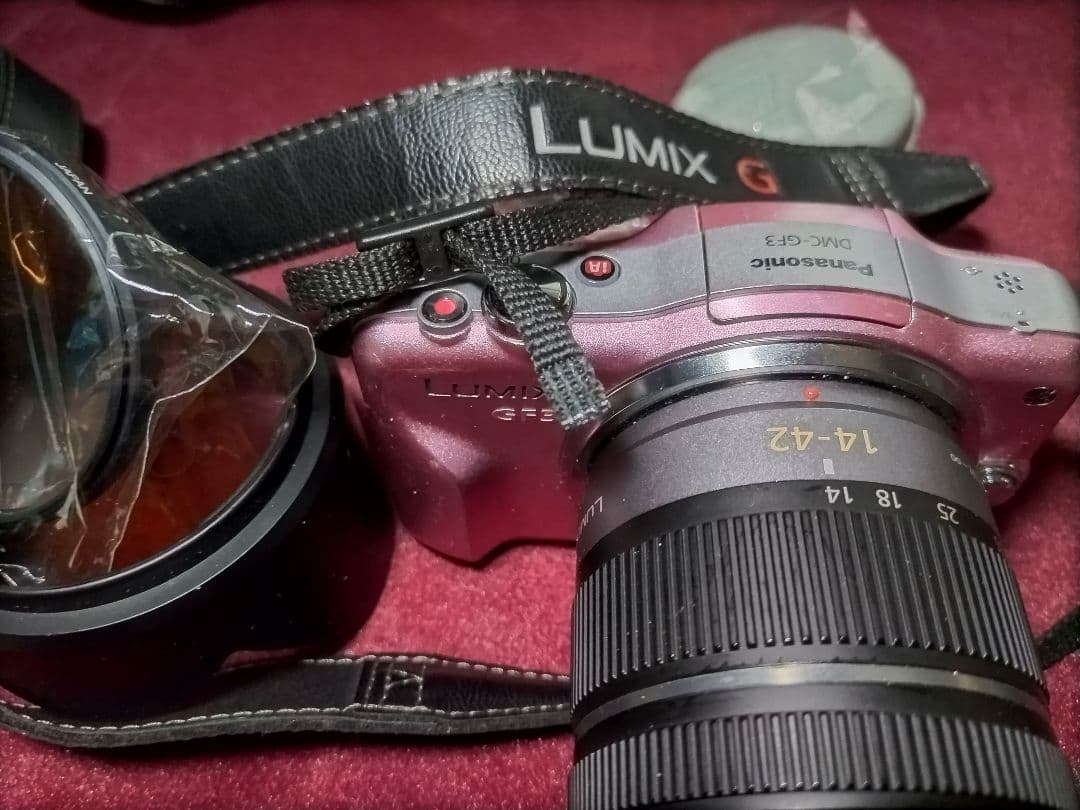 Panasonic LUMIX GF 3 ピンク レンズ付きブロアー