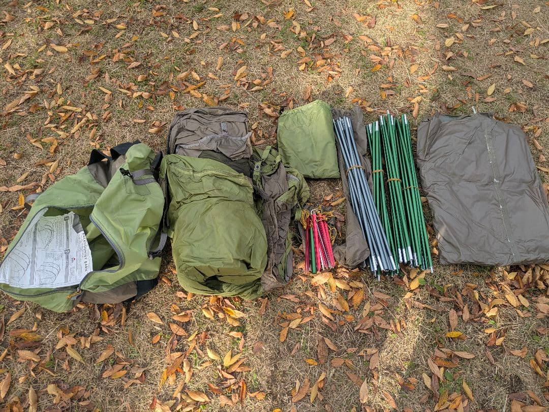 MSR バックカントリーバーン 中古　純正フットプリント付き。11/11撮影