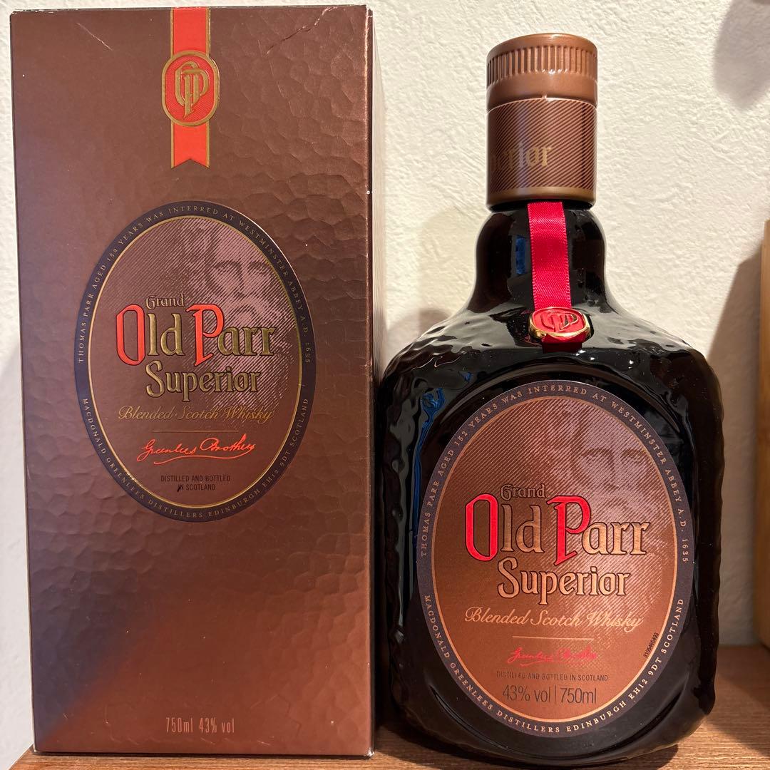 Old Parr Superior 750ml 箱入りウイスキー