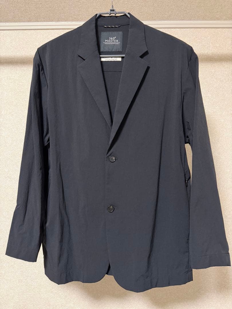 360°MASTER リラックス 2ボタン ジャケット ブラック　Mサイズ