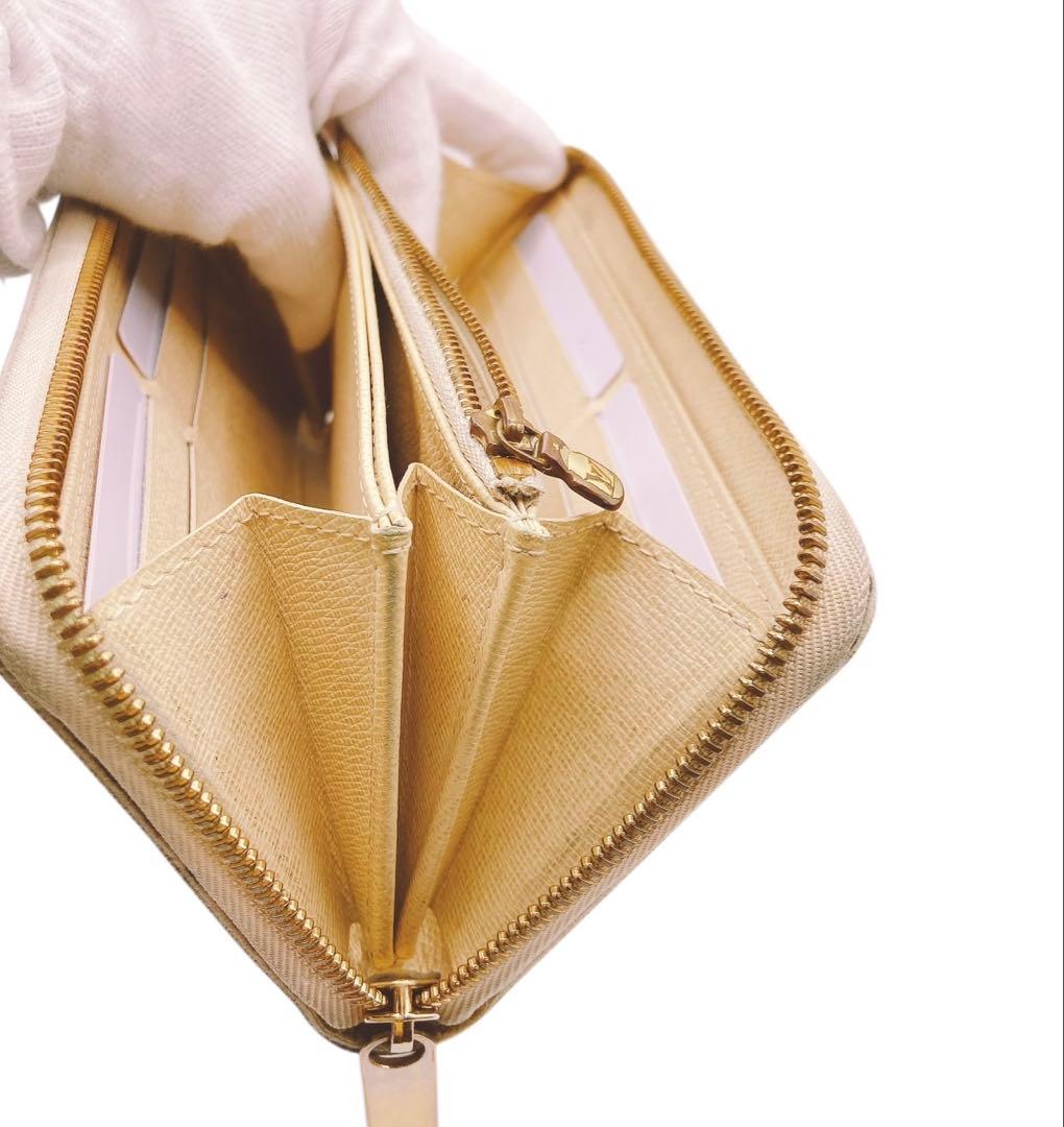 【美品】LOUIS VUITTON ダミエ・アズール ジッピーウォレット☆鑑定済