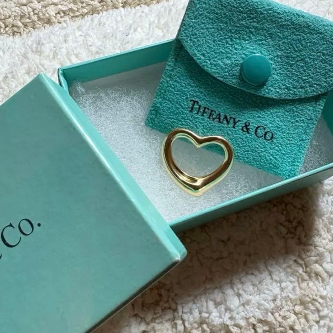 ティファニー　オープンハートK18YG