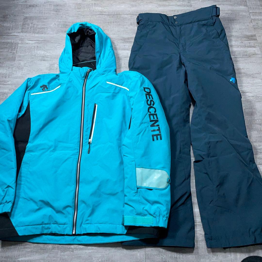 近年モデル ヒートナビ DESCENTE デサント スキーウェア メンズXO水色