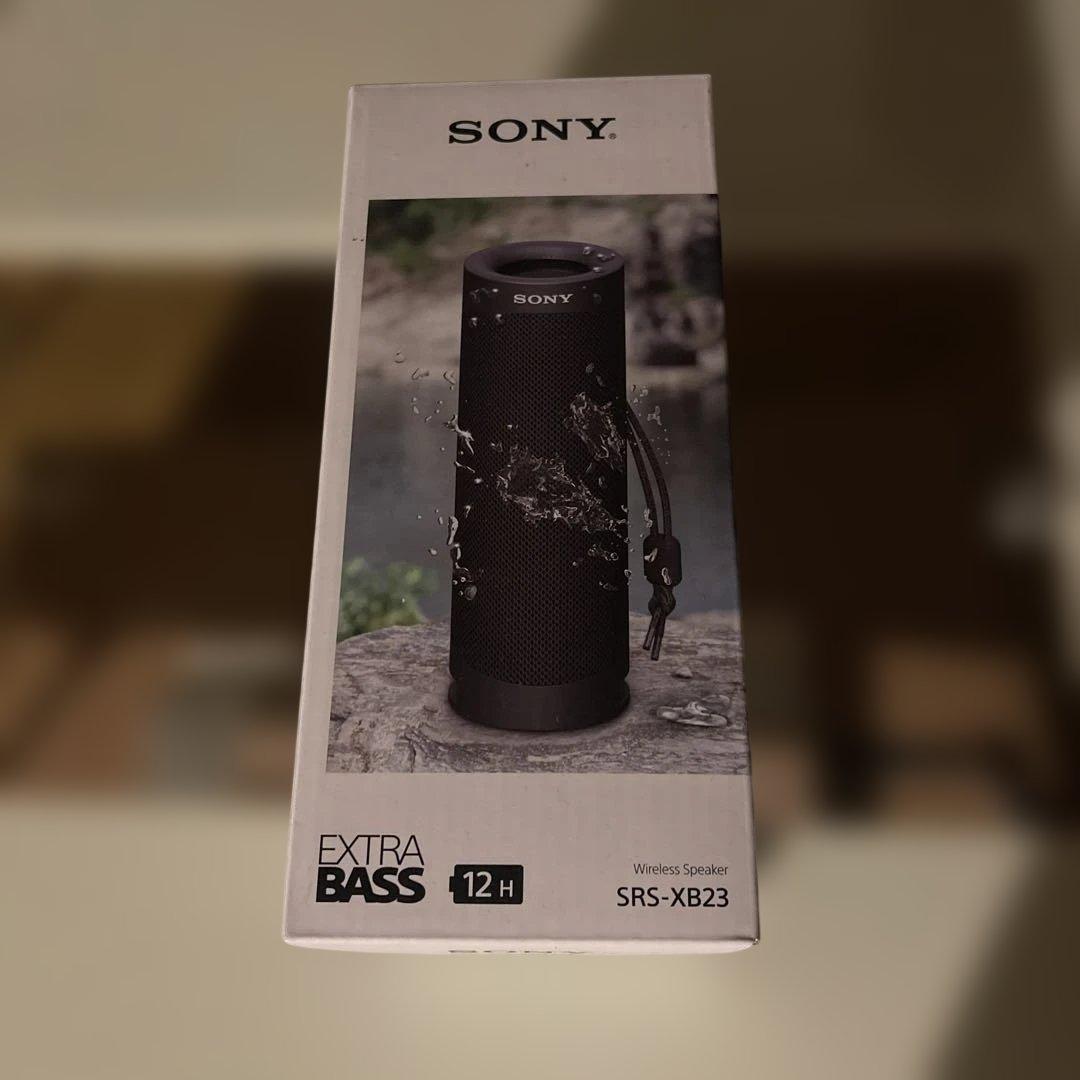 【未開封】SONY SRS-XB23 ブラック ワイヤレススピーカー　1/7まで
