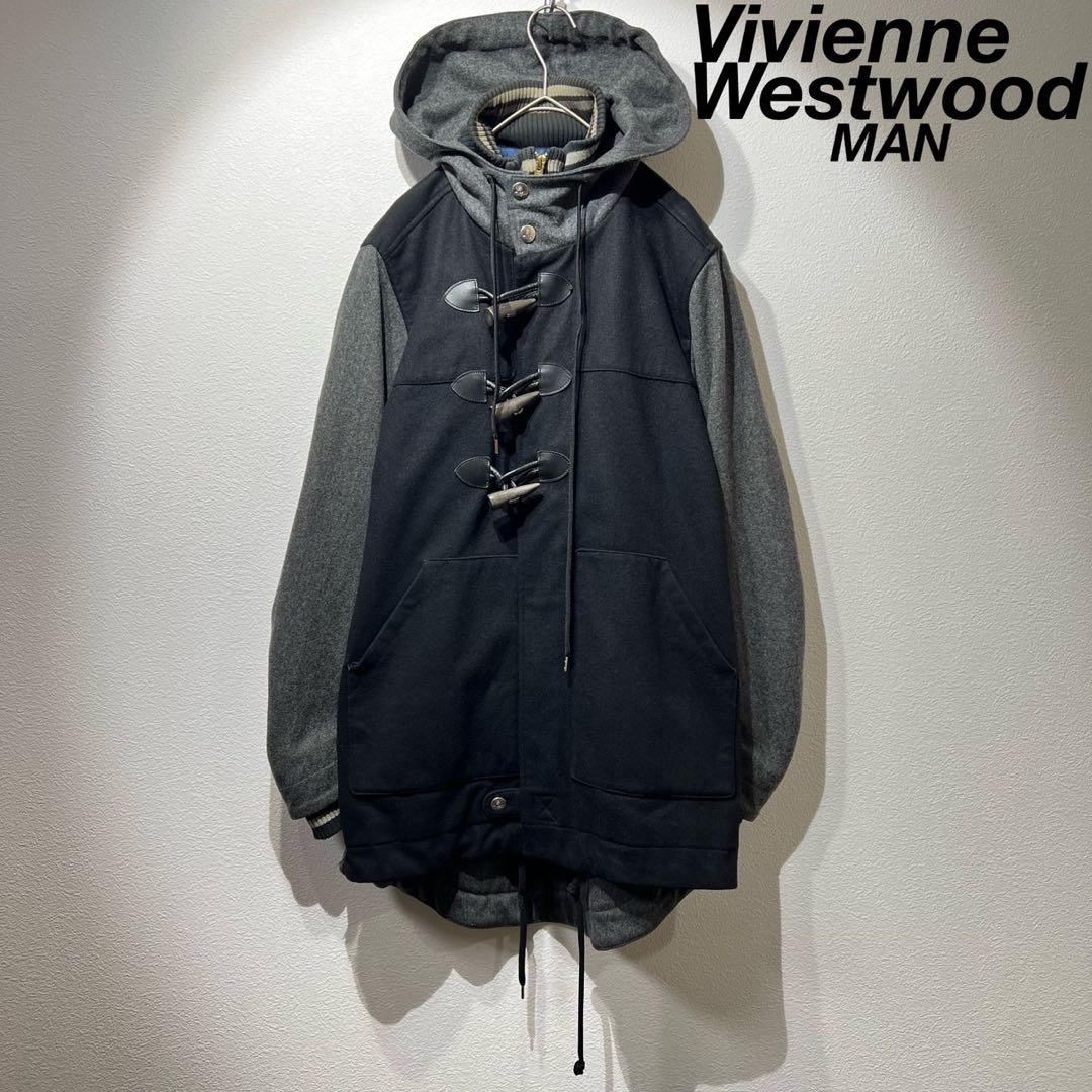 希少 ヴィヴィアンウエストウッド マン 変形 ダッフルコート ウール カシミヤ
