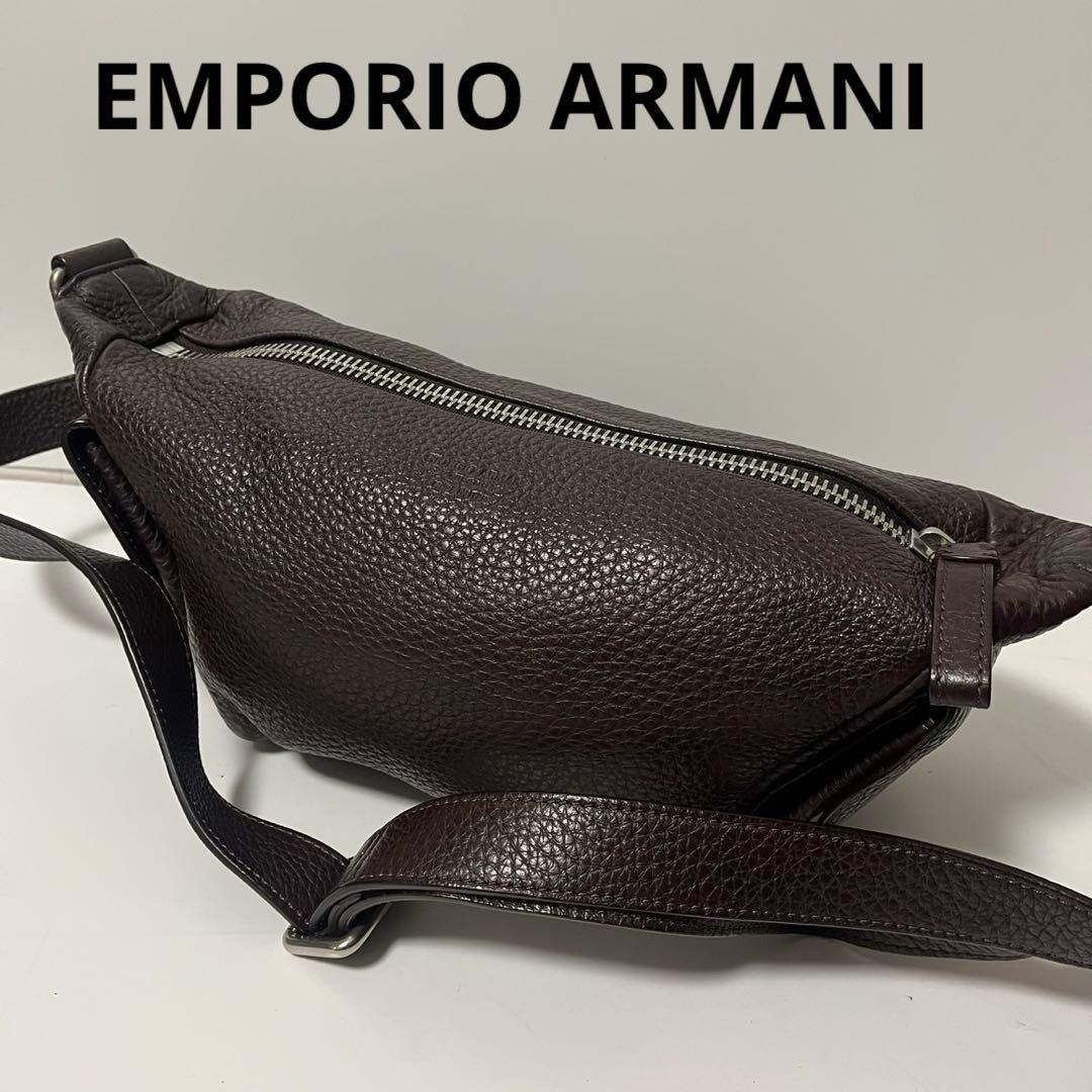 ✨未使用保管品✨　EMPORIO ARMANI ショルダーバッグ　レザー