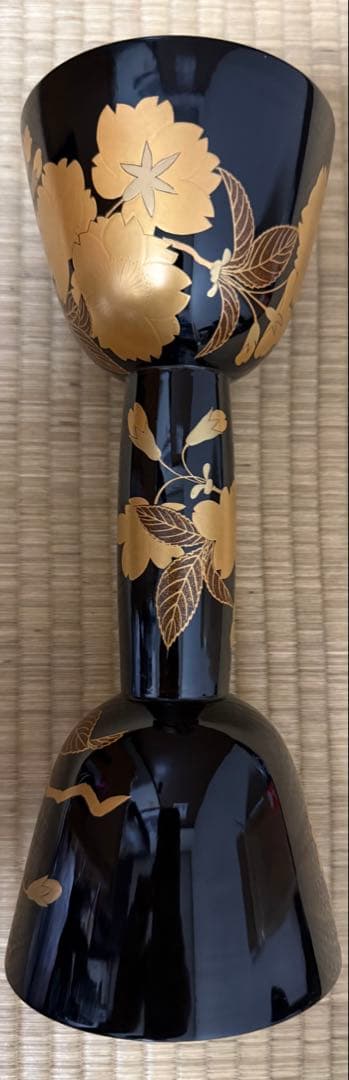 あ*ず様 和楽器　小鼓　胴　つづみ　蒔絵　鼓　中古　美品