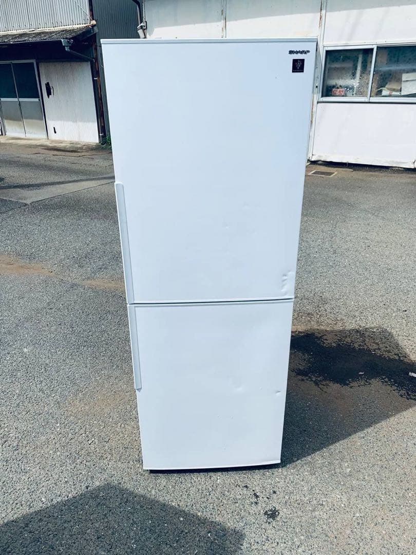 送料設置無料　SHARP ノンフロン冷凍冷蔵庫　SJ-PD28E-W