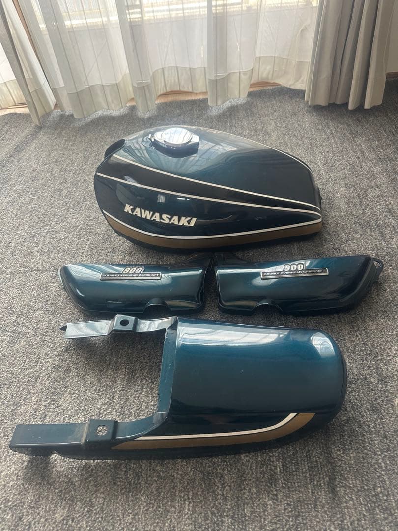 KAWASAKI Z1外装セット青玉虫　社外　ドレミコレクション　z1z2